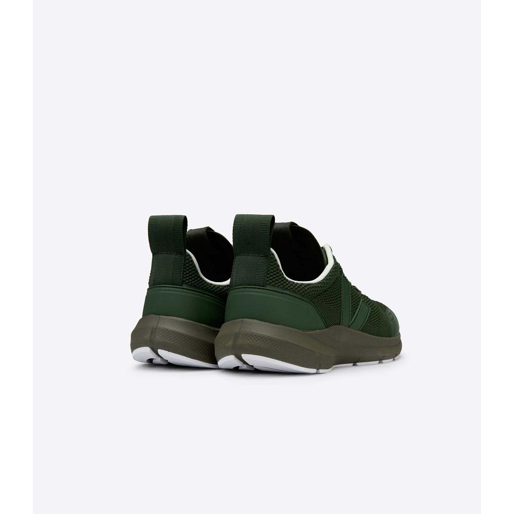 Men's Veja PERFORMANCE V-KNIT VEJA X RICK OWENS Running Shoes Green | ZA 160OKI